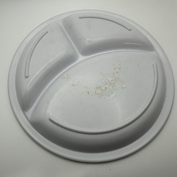 Vintage 1998 Teletubbies Child's Plate Melamine Plastic 8.5" Round Sections - Picture 5 of 6